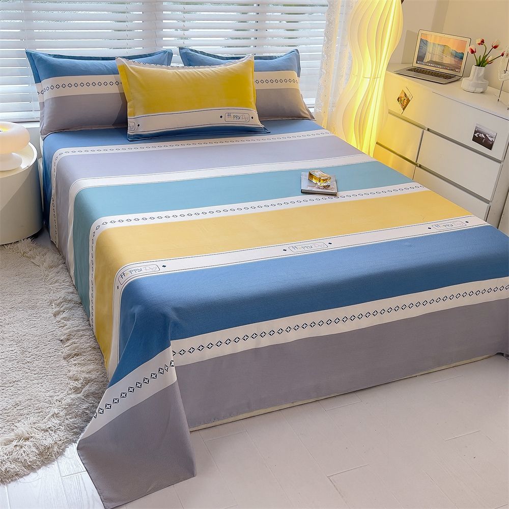 Warm and Comfortable Bed Sheets, Skin-friendly, All-season Dormitory Bed Sheets