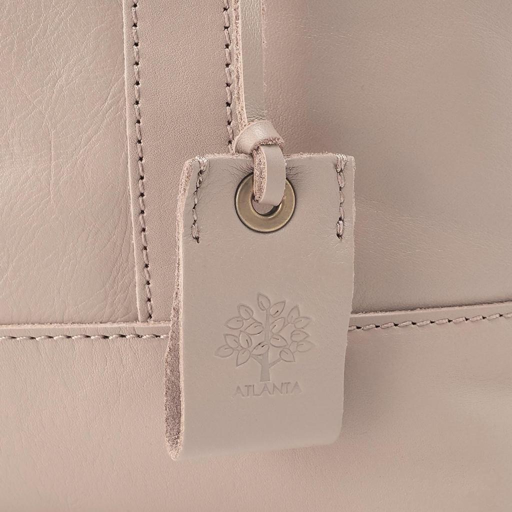 Peaks Peak Damen-Lederhandtasche, Beige, YT-3932