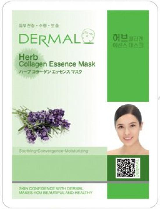 Blattmaske Kräuter 10-teiliges Set Dermal Face Pack