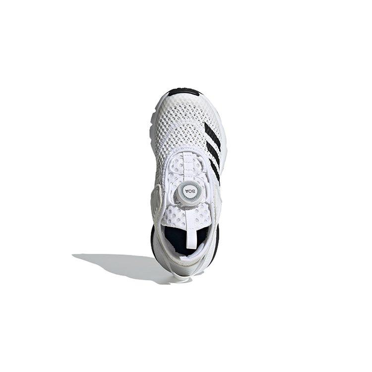 adidas Activefle Boa K Fabric Comfortable Abrasion Resistant Low Top Kids' Running Shoes White Kids' GZ3360