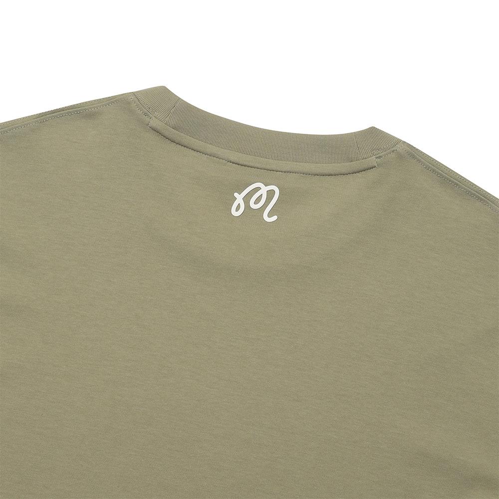 MALBON GOLF Malbon Script Uni Round T-Shirt Khaki