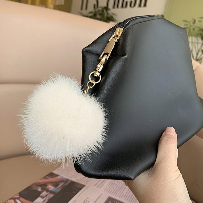 Plush Bag Pendant Practical Key Holder Decor Car Keyring Ornament for Backpacks