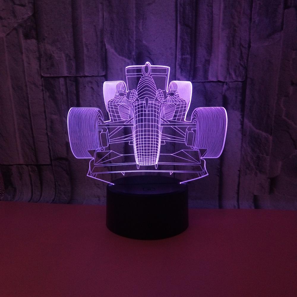 Source Racing Car 7 Color 3d Nightlight Touch Remote Control Table Moderne Desk Lamp Decorative 3d Small Table Lamp