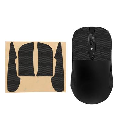 Kwmobile Mouse Grip Compatible with SteelSeries Sensei Grip Tape Thickness Black Ten/raw/xai - Anti-Slip Pre-cut 0.5mm
