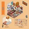 Micro Ink 3D Cartoon Decompression Stickers for DIY Miniature Scene Journals