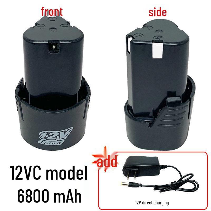 12V/16.8V Electric Drill Charger & Lithium Battery Kit - Compatible with Power Drills and Electric Screwdrivers