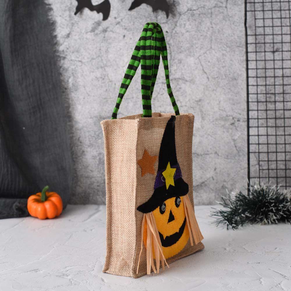 With Handle Props Trick Or Treat Ornament Gift Pouch Halloween Decoration Tote Bag Candy Bag
