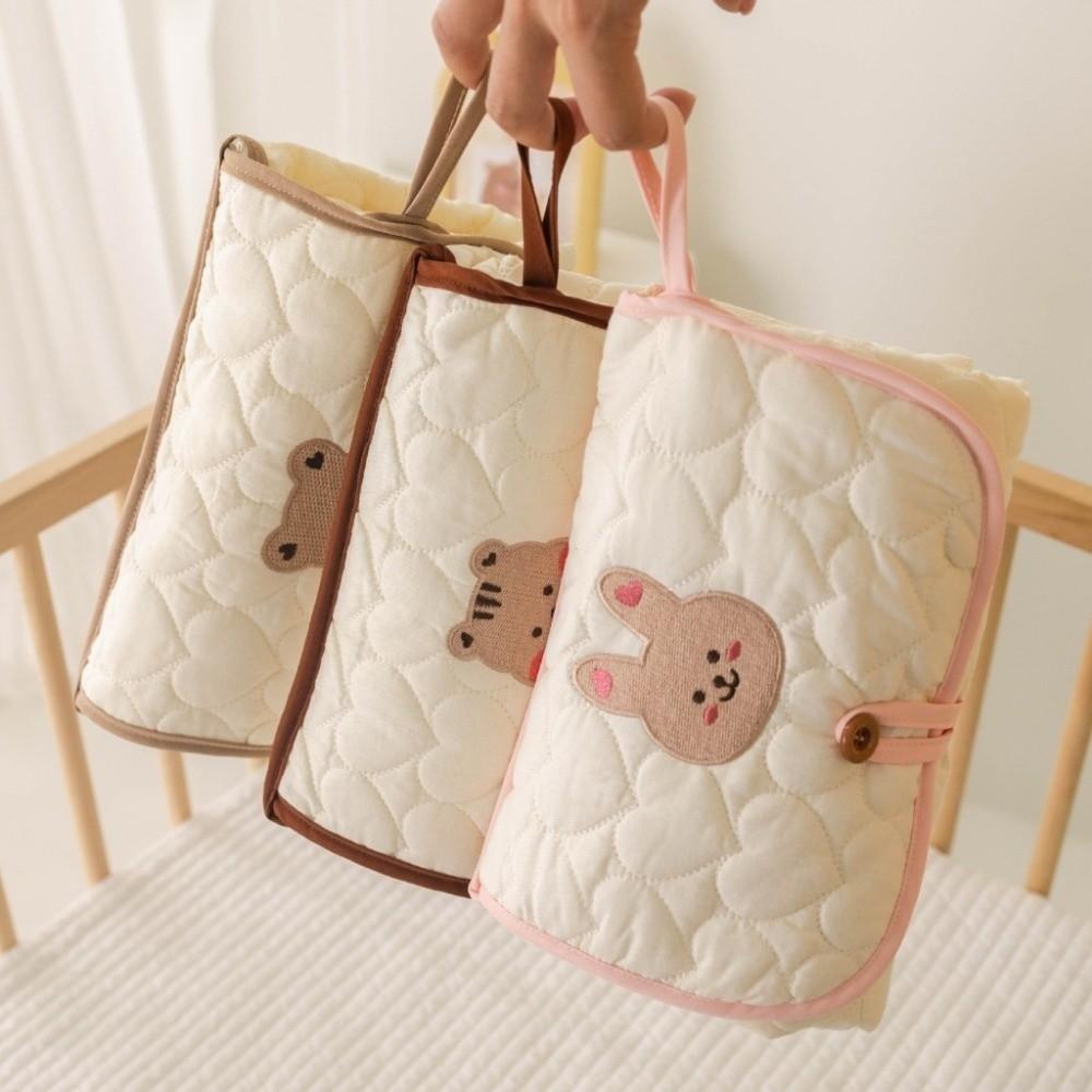 Multifunctional Baby Changing Pad Bear Folding Diaper Changing Cover  Infant Care Products