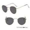 Classic Small Frame Round Sunglasses Women/Men  Designer Alloy Mirror Sun Glasses Vintage Eyeglass
