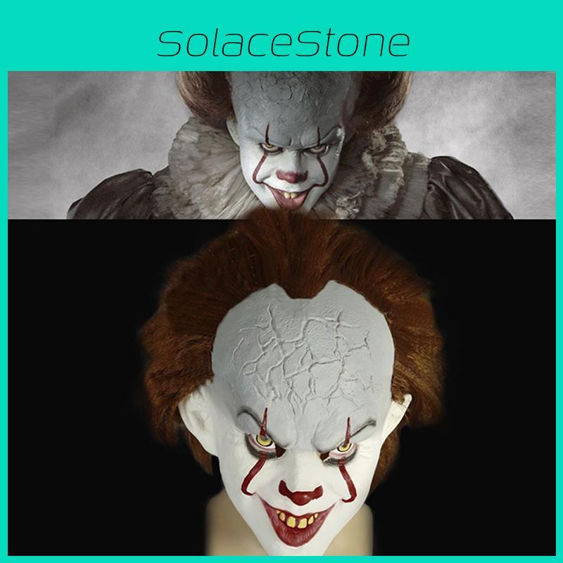 Authentic Stephen King's It Pennywise Latex Mask Perfect For Halloween Cosplay Events