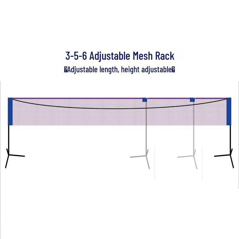 WEZHO Portable Adjustable Badminton Net Stand