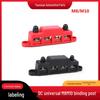 Universal RV/Boat Off-road Wiring Copper Busbar: M8/M10 Positive & Negative Terminals for AC/DC