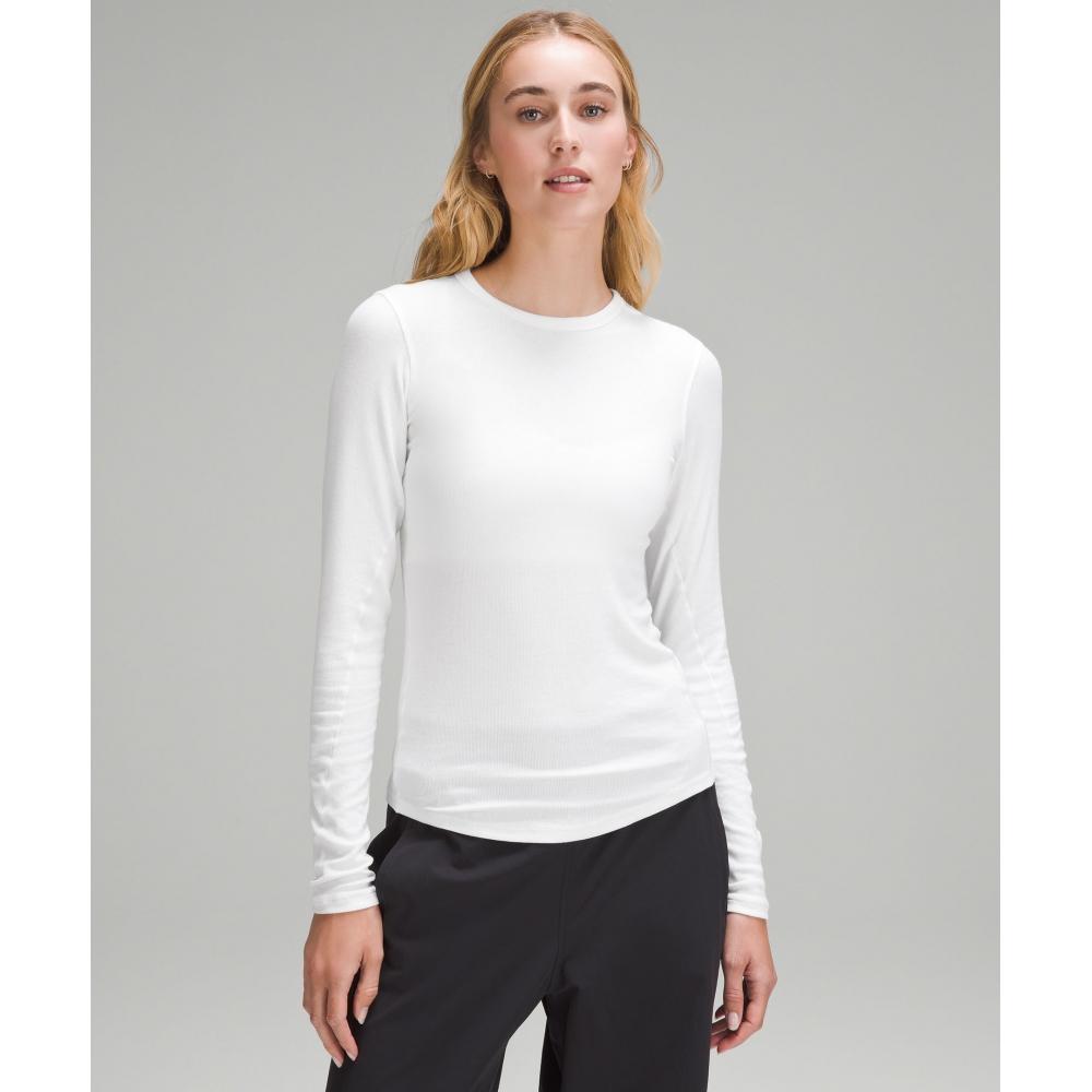 

Lululemon Hold Tight Long Sleeve Shirt White 8