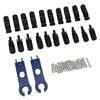 Solar Connectors with 10 Pairs Male Female Plug Spanners Waterproof Flame Retardant Solar Panel