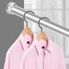 5Pcs Round Tube Clothes Rod Octagonal Flange Holder Base Wardrobe Tube Bracket (25mm Diameter)