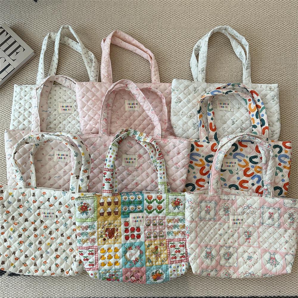 Chic Quilted Large Capacity Tote Bag For Women Soft Shoulder Commuter Bag