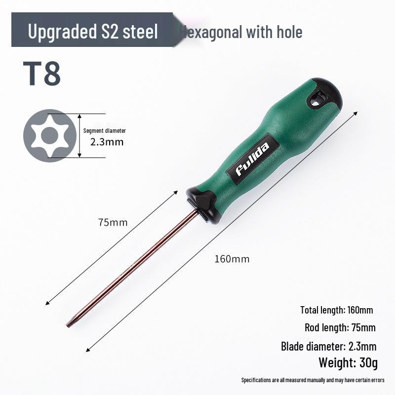 Σετ κατσαβιδιών Torx και Εξάγωνων: T8, T10, T15, T20, T25, T30