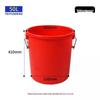Large Capacity Thick Round Plastic Trash Can for Commercial Kitchens, Catering, Classrooms, Hotels, and Sanitation
