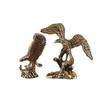 Retro Brass Eagle with Spreading Wings - Creative Desktop Ornament and Tea Pet Handicraft