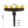 Multi-Head Water Sprayer Sprinklers Porous Sprayer Nozzles Sprinkler Outdoor Lawn Yard Plant Vegetables Flower Watering