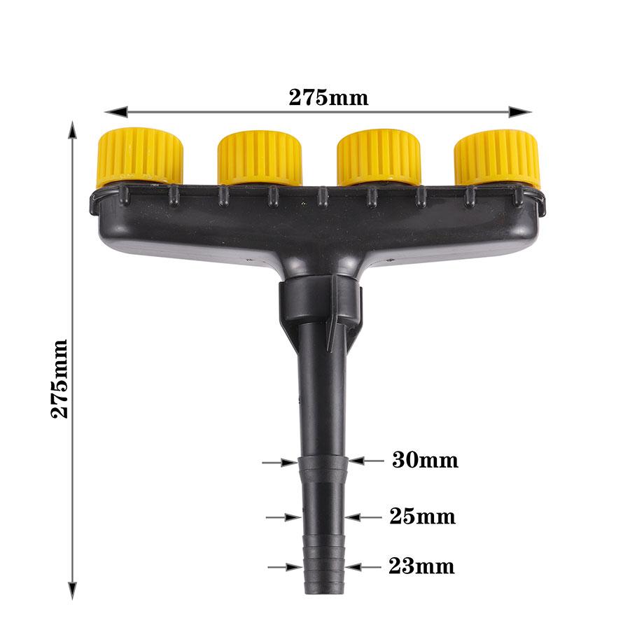 Multi-Head Water Sprayer Sprinklers Porous Sprayer Nozzles Sprinkler Outdoor Lawn Yard Plant Vegetables Flower Watering