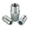 Brake Cable Connector Kit Brake Pipe 2 Qty 2 Way Female Connector With 4 M10 10mm Male Nuts For Inverted Bell Mouth 3/16 " Pipe