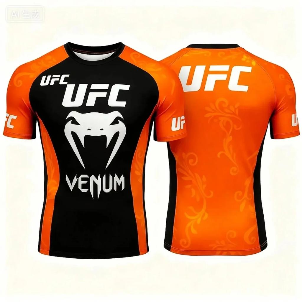Fashion Breathable Men's Sports T-shirt Summer Outdoor Breathable Man Clothes 3D Print Quick Dry Short Sleeve Tops
