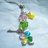 New Colorful Lucky Leaf Phone Charms Pendant Cute Kawaii Bling Schoolbag Key Chain Accessories For iPhone 13 Airpods Ins Korea 1