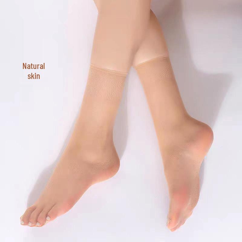 SK Invisible Seamless Crystal Silk Ultra-Thin Transparent Short Socks for Summer