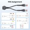 and female to OBD2 female cable for compatible with for use with code readers and diagnostic 4-pin 6-pin 16-pin Harley, Harley-Davidson motorcycles,