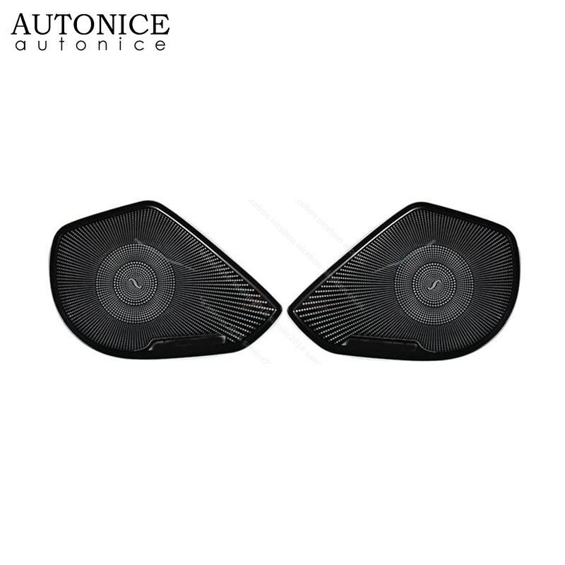 2pcs Stainless Steel Door Stereo Speaker Panel Cover Trim Fit for Honda Accord 2018