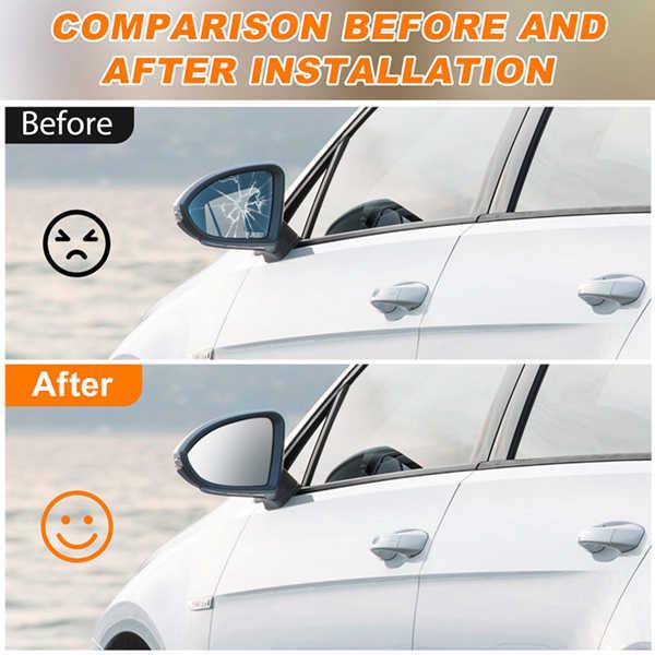 Right-Side Rearview Mirror with Light, Heating, and Electric Adjustment for Volkswagen Golf 7 MK7 MK7.5