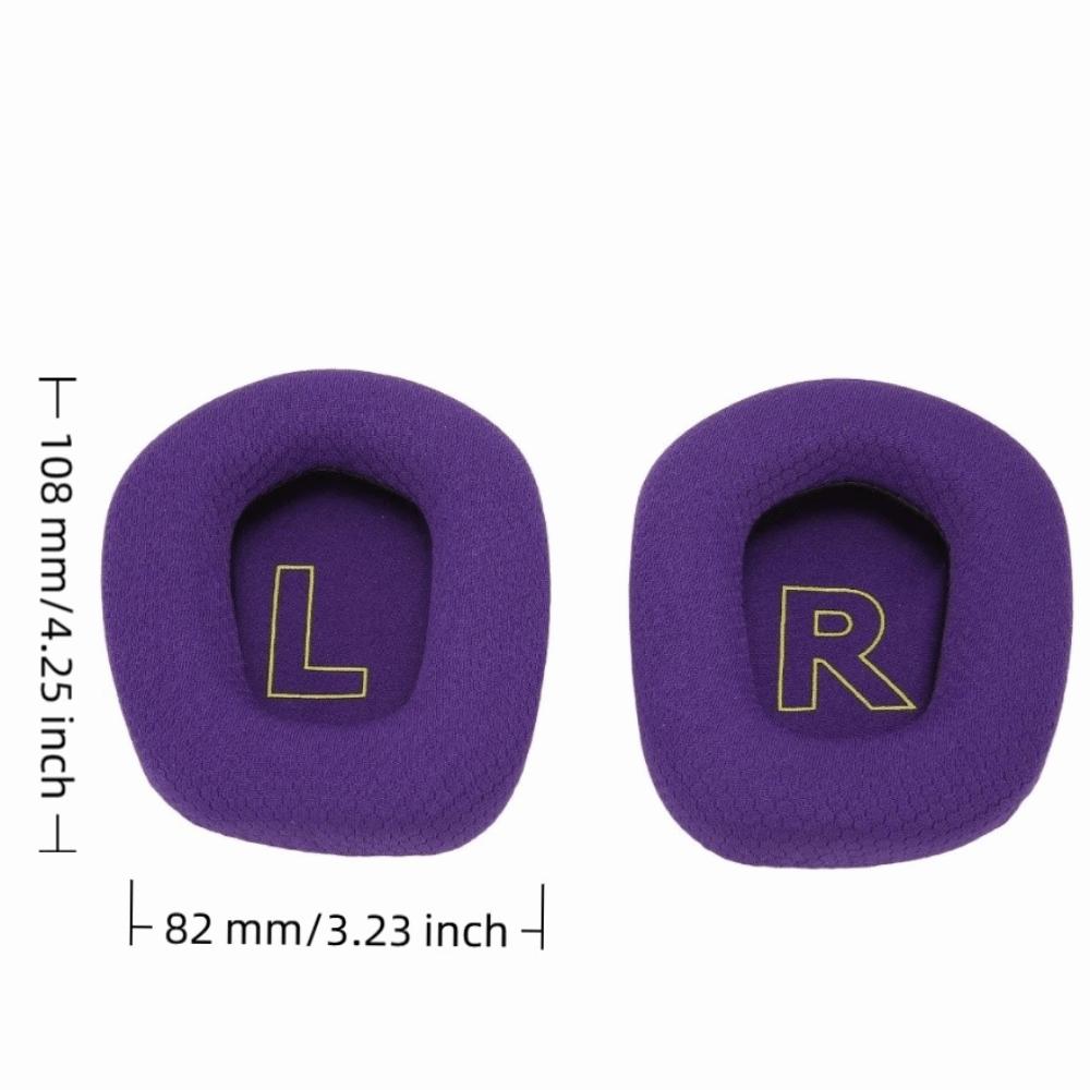 2PCS Elastic Noise Isolation Earcups for Logitech G733 Headphones Comfort Enhancement