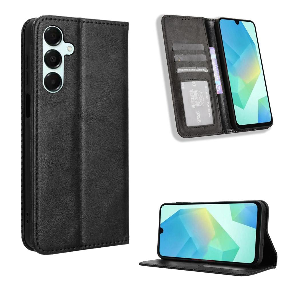 For Samsung Galaxy A17 4G/Galaxy A16 5G/Galaxy A16 4G/Galaxy A26 5G/Galaxy A17 5G Leather Case Wallet Stand Retro Texture Phone Cover