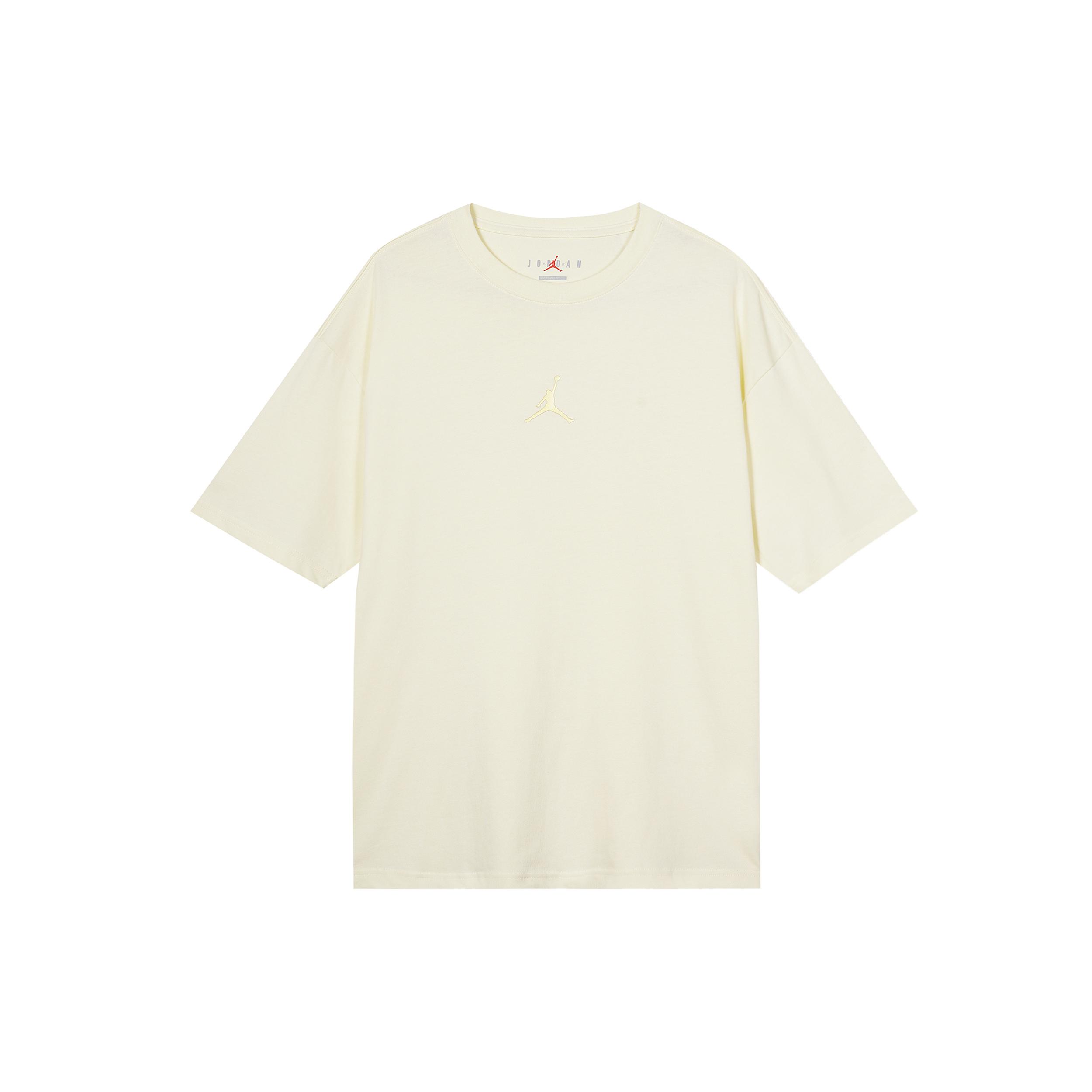 Jordan T Shirts Men s Beige Crew Neck Moderate FQ0359-113 XXL
