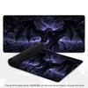 XXL Dunkler Drache Großes Mauspaddel Fantasy Magische Rune Neon Grafik Schreibtischunterlage Rutschfeste Gummi Gaming Computer Tastatur Mauspads