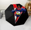 Mazinger (5) Regenschirm stabiles Gestell geeignet für Outdoor-Aktivitäten Strandreisen ideales Geschenk für alle Jahreszeiten