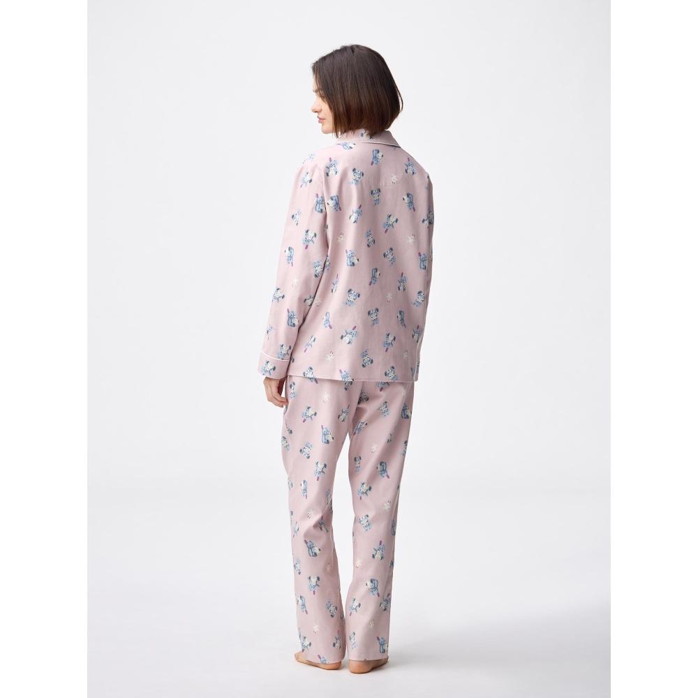 GU by Uniqlo Flanellpyjama Langärmlig Lange Hose Hase