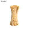 300 Stück Holzstrohhalme, lebensmittelecht, umweltfreundlich, vielseitig verwendbar, wiederverwendbar, kompostierbar, Trinkwasser, chemikalienfrei, biologisch abbaubare Bambusstrohhalme