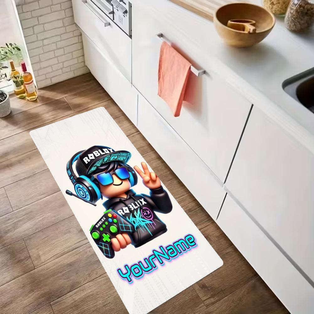 Roblox Customize Your Name Kitchen Rug Runner Rug Laundry Mat Hallway Entryway The Best Gift Choice