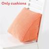 Office Corduroy Cushion Pillow With Removable Cover For Lumbar Support And Car Seat Comfort