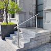 YHEYSMUX 160x85cm Outdoor Stairs Handrail 304 Stainless Steel Handrail DIY Entrance Adjustable Angle Indoor Outdoor Use Easy Installation Load