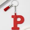 Key Ring PU 26 Letter Key Chain Keys Organizer Business Key Holder Alphabet Car Key Buckle  Women