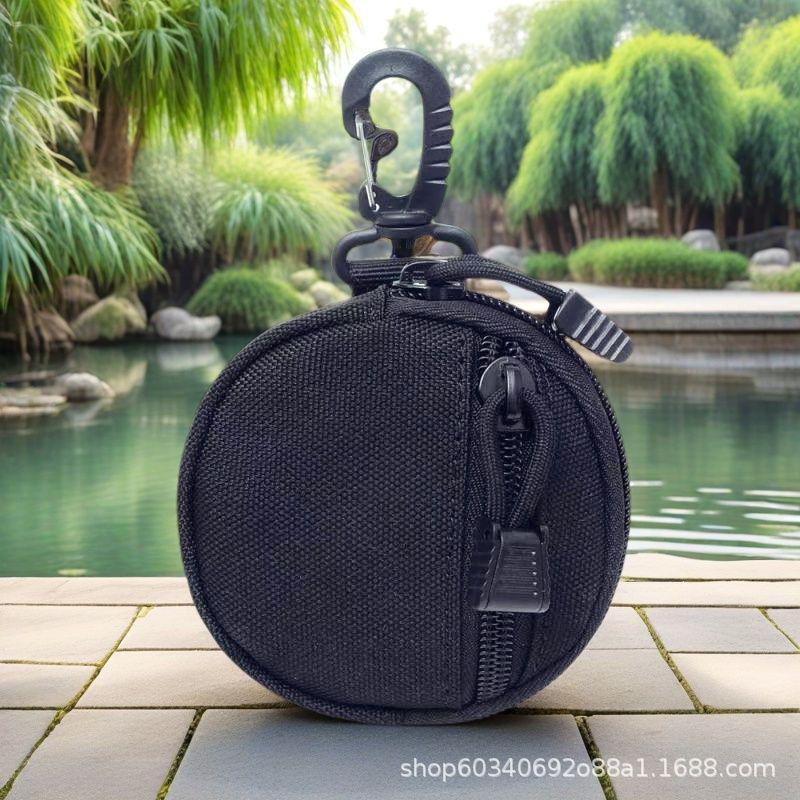 "Tactical Round Mini Coin & Key Waist Bag"