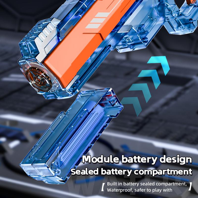 New Water Gun Electric Pistol Shooting Toy Full Automatic Summer Beach Toy For Kids Children Boys Girls Adults