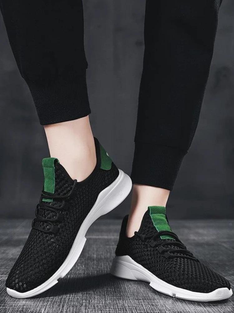 Fashion Breathable Sports Shoes for Men Mesh Upper Minimalist Basketball Trends 2025 Summer Sale On Lightweight Trend Man Casual Sneaker