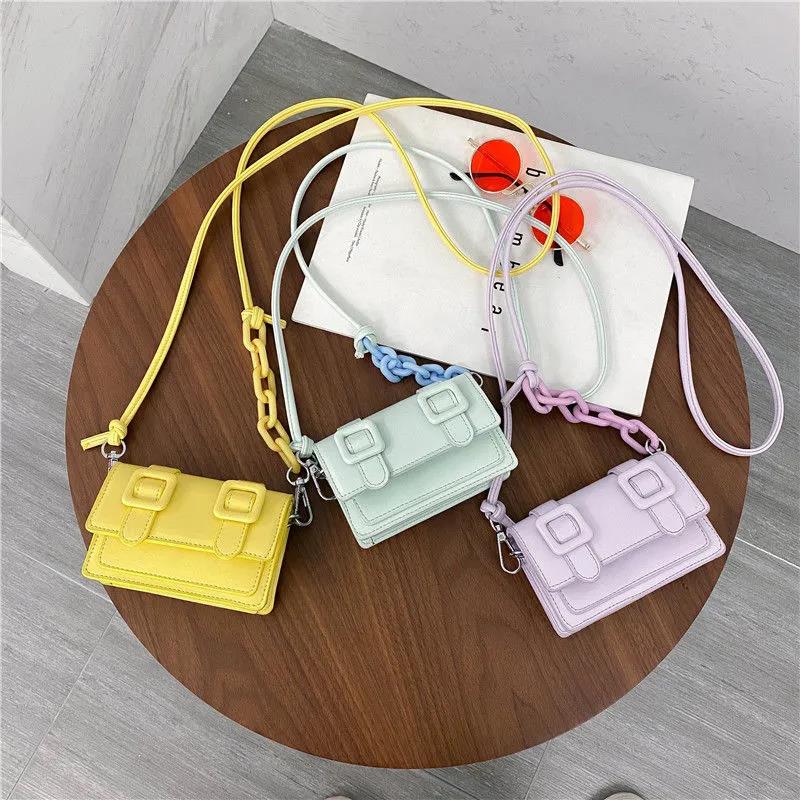 Women Shopping Small Bag High Quality Casual Mini Bags Vintage One Shoulder Bags Female Solid Color Street Handbag