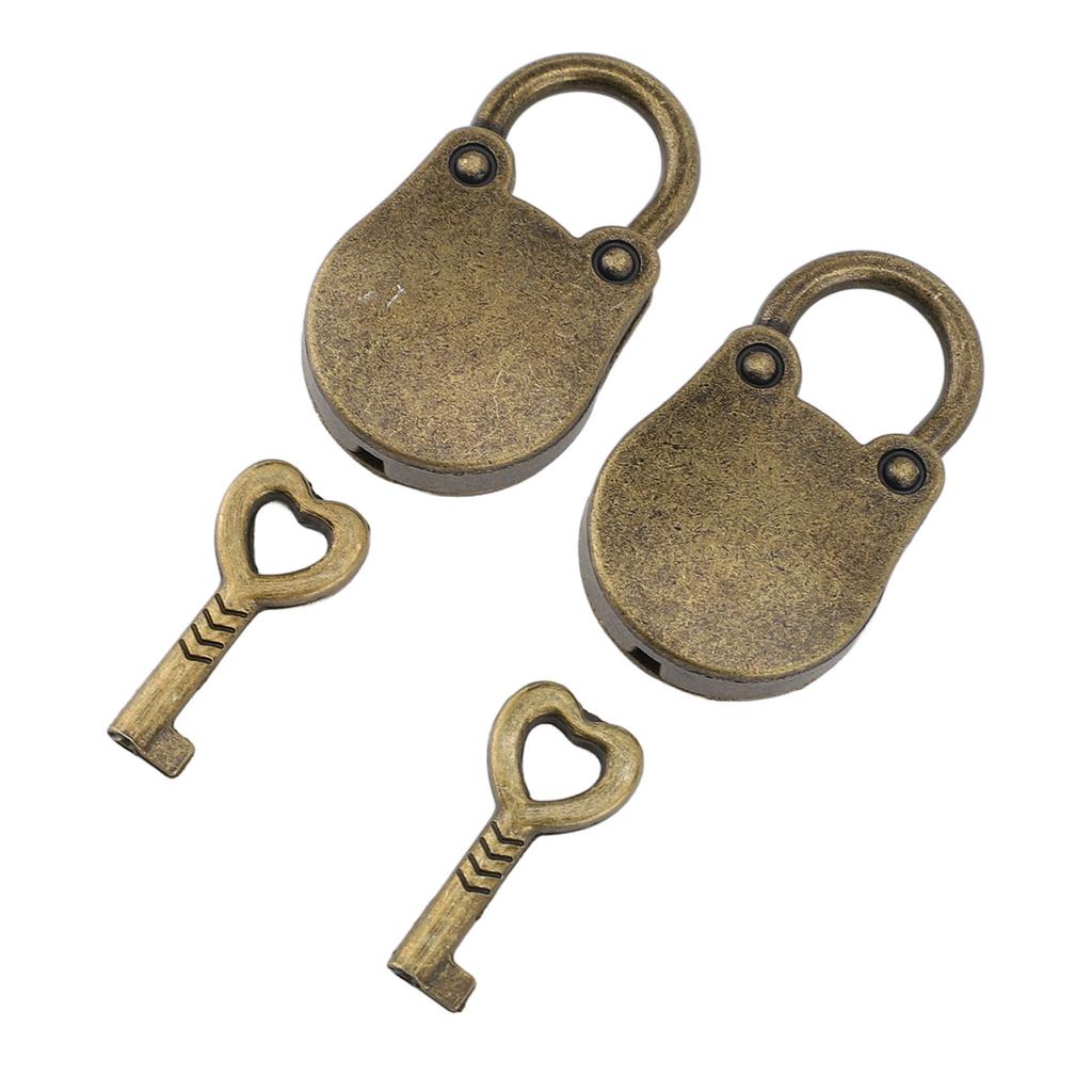 2 Stück Vorhängeschlösser mit Schlüsseln Zinklegierung Niedliche Bärenform Hängeschloss für Schmuckschatulle Aufbewahrungsschrank Handtasche