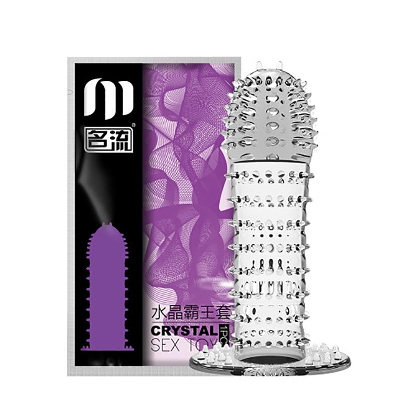 Special Spiked Condoms Sex Toys For Men 18 Big Dotted Stab Pearls Condones Penis Sleeve Sex Shop