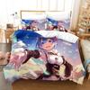 Anime Beauty Printed 3D Bedding Set Luoli Beauty Duvet Cover Pillowcase 2/3 Boy Animation Fan Quilt Cover AU/DE/EU/ES Full Size Quick Drying Bedspread
